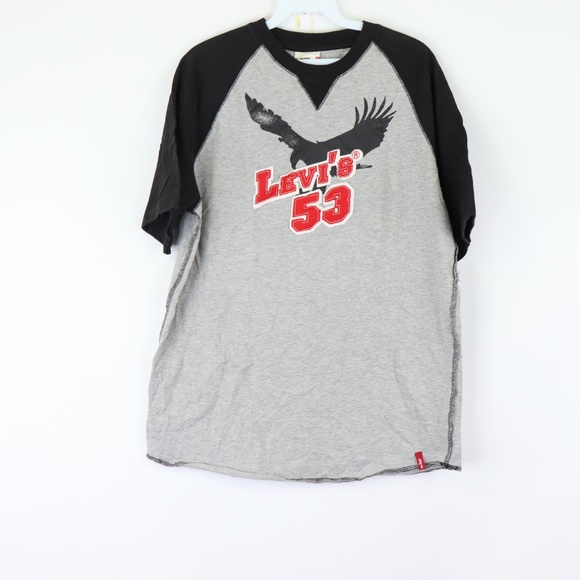 Levi's | Shirts | Levis Mens Small Eagle Raglan Baseball T Shirt | Poshmark